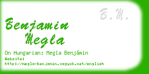 benjamin megla business card