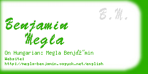 benjamin megla business card